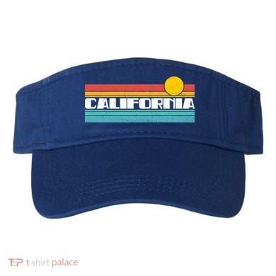 Retro California Stripe Logo Visor