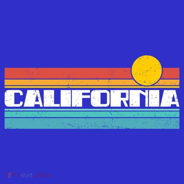 Retro California Stripe Logo Women's Long Sleeve Shirt