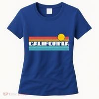 Retro California Stripe Logo Women's T-Shirt thumb 0