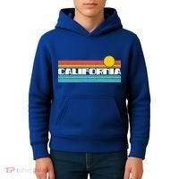 Retro California Stripe Logo Kids Hoodie thumb 4