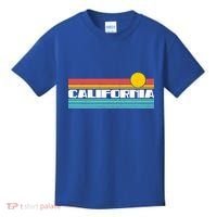 Retro California Stripe Logo Kids T-Shirt thumb 0