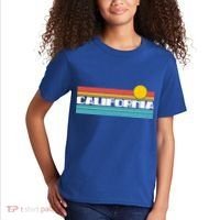 Retro California Stripe Logo Kids T-Shirt thumb 2