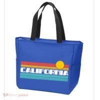 Retro California Stripe Logo Tote Bag thumb 3