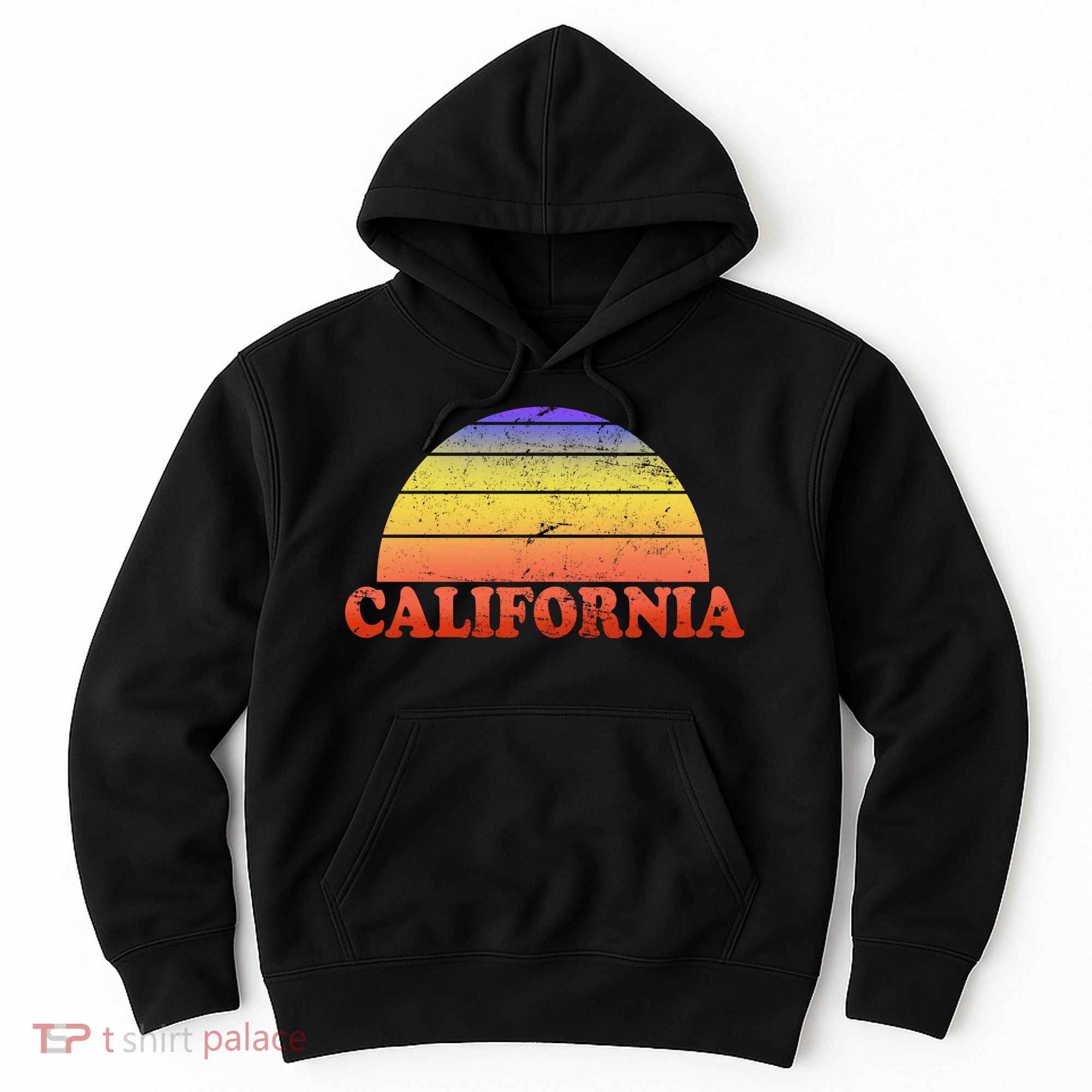 Retro California Sun Hoodie