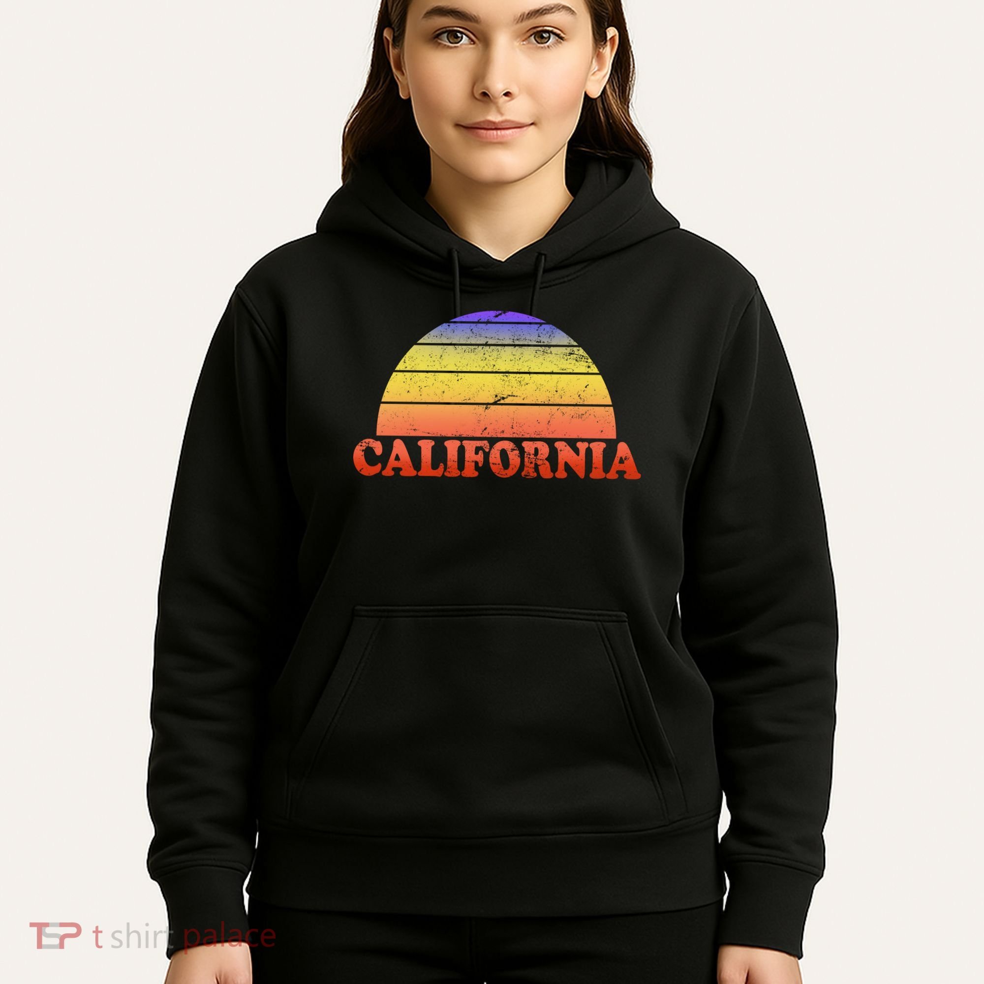 Retro California Sun Hoodie