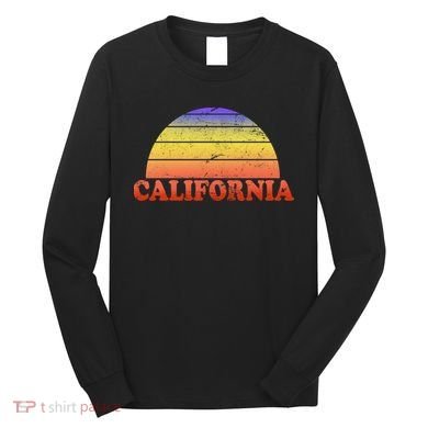 Retro California Sun Long Sleeve Shirt