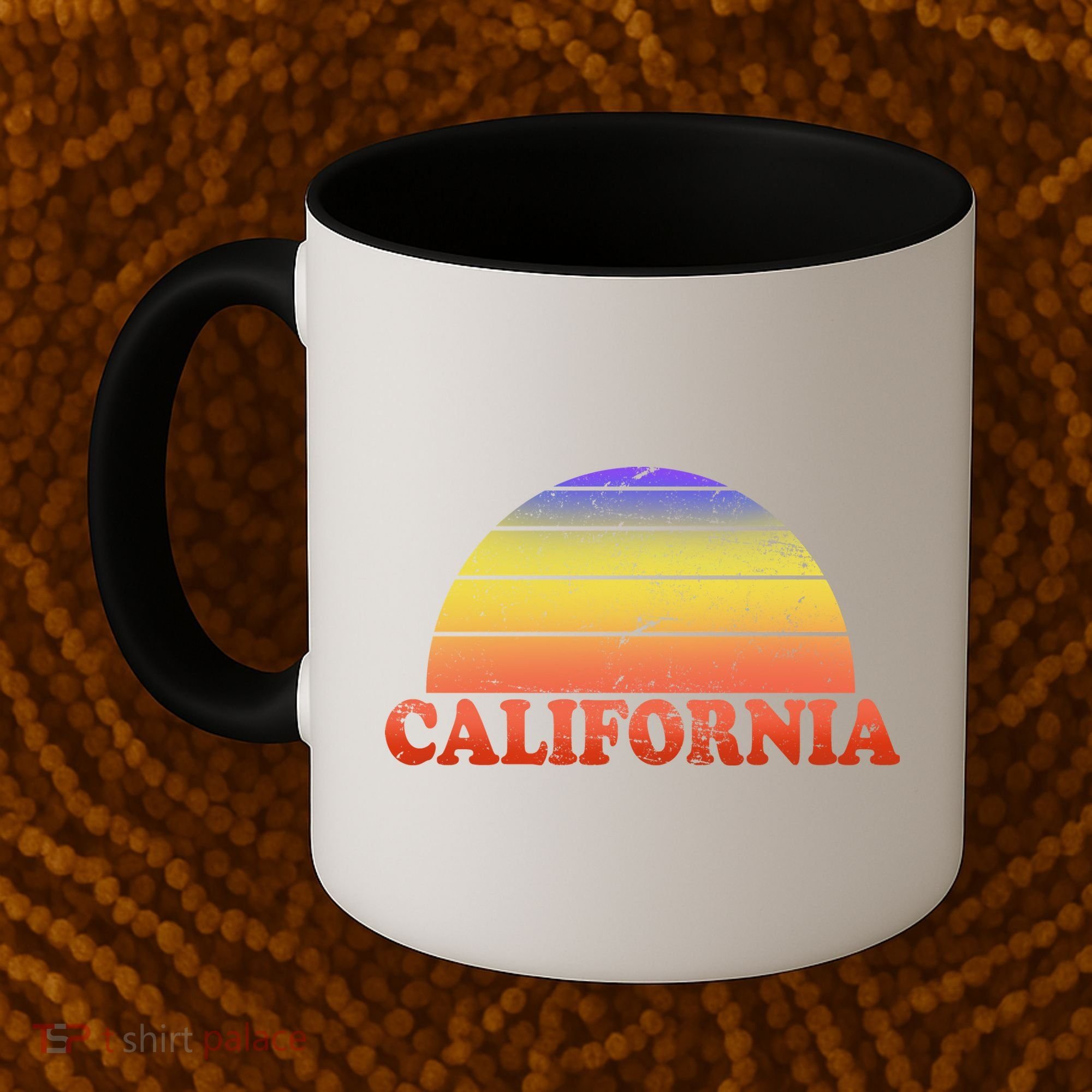 Retro California Sun Coffee Mug