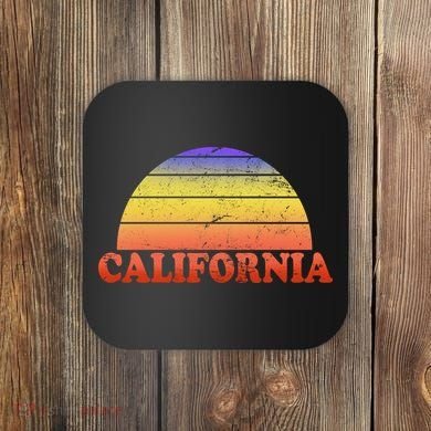 Retro California Sun Coaster