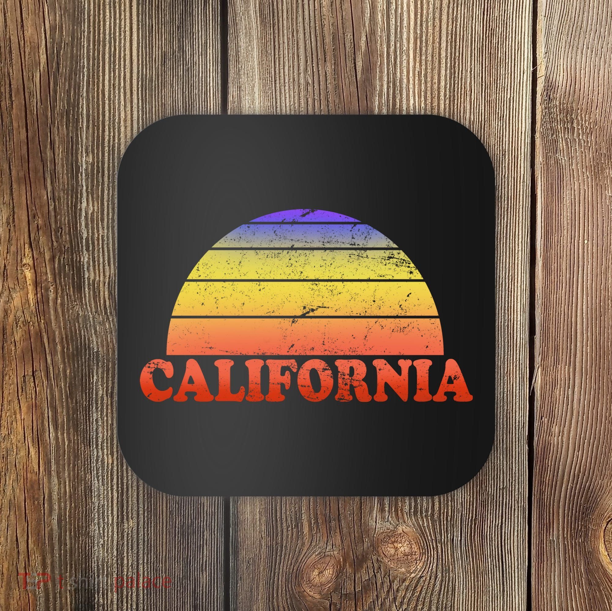 Retro California Sun Coaster