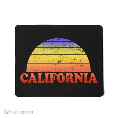 Retro California Sun Mousepad