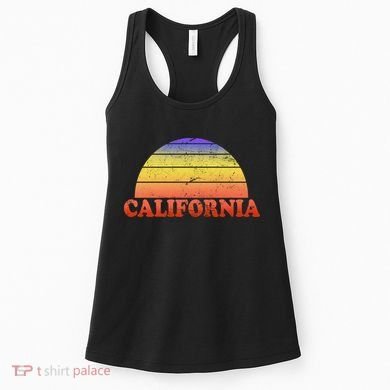 Retro California Sun Women's Tank Top