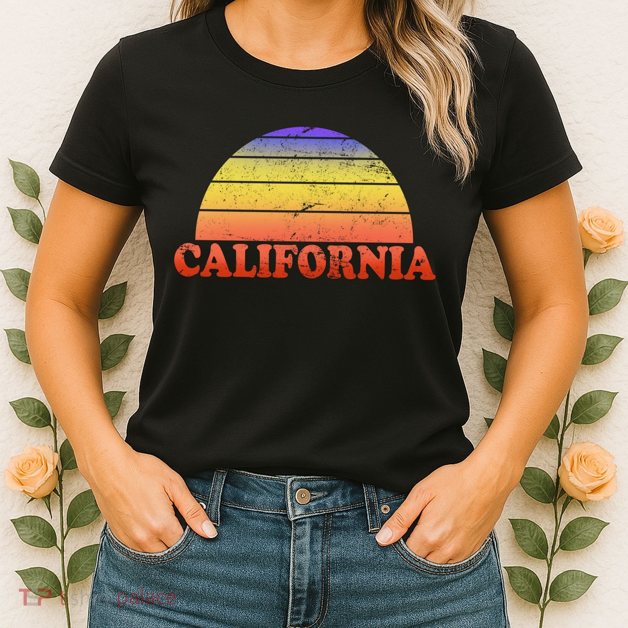 Retro California Sun Women's T-Shirt