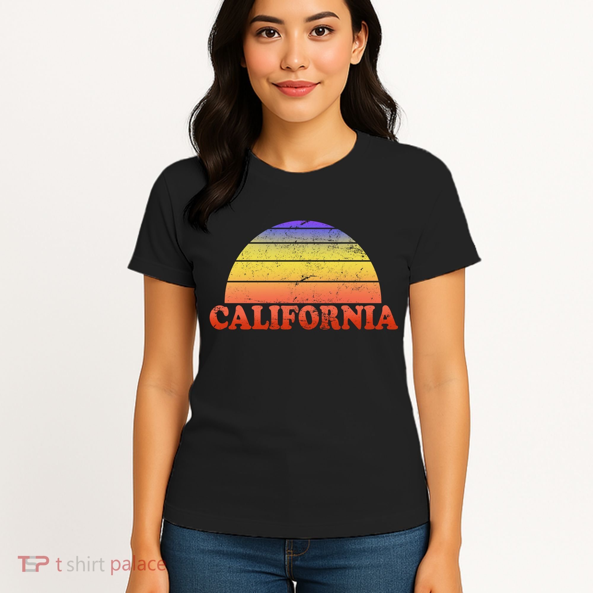 Retro California Sun Women's T-Shirt