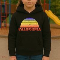 Retro California Sun Kids Hoodie thumb 3