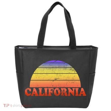 Retro California Sun Tote Bag