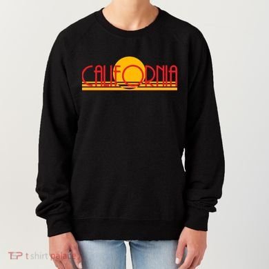 Retro California Sun Sunset Logo Women's Sweatshirt