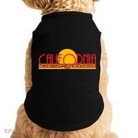 Retro California Sun Sunset Logo Doggie Tank thumb 0