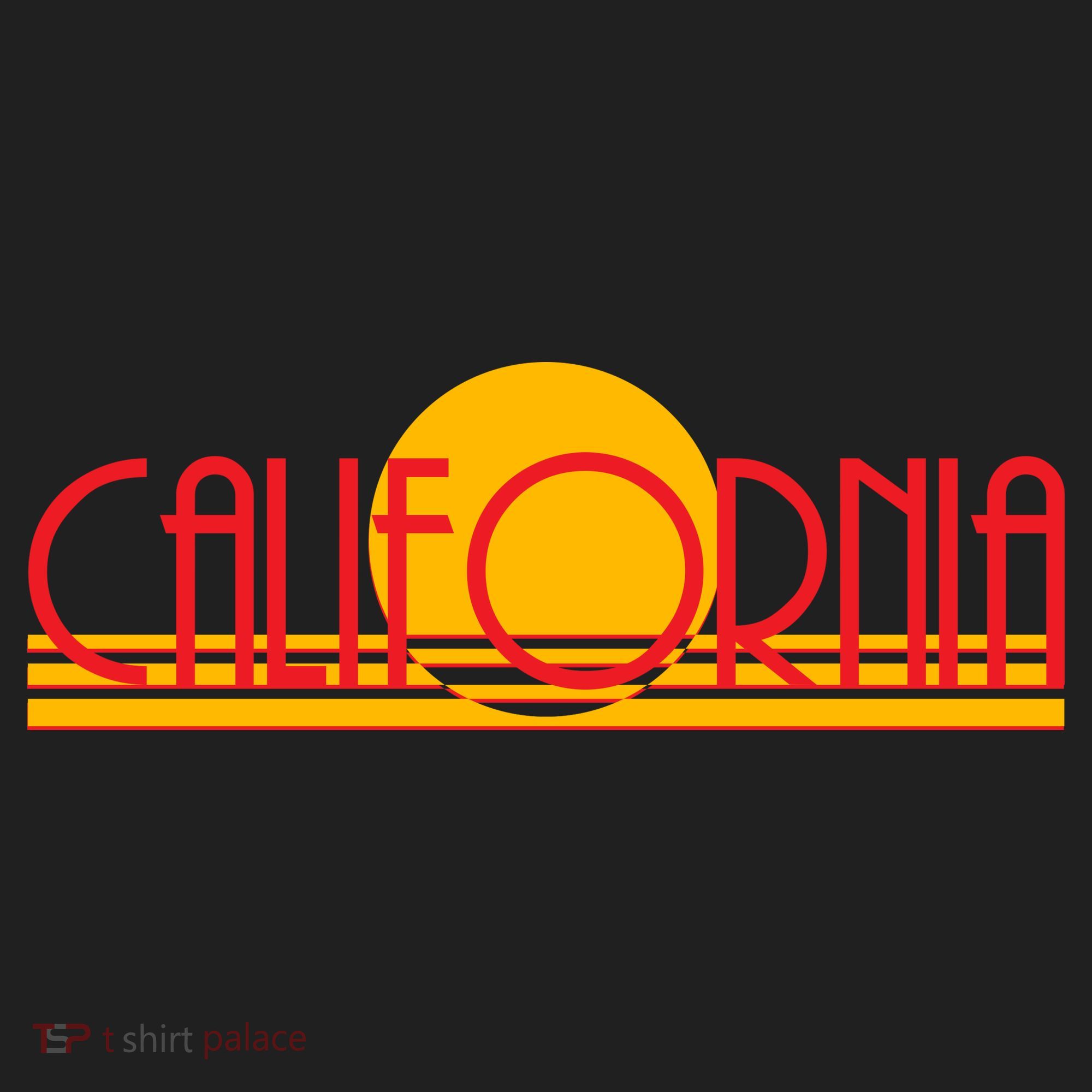 Retro California Sun Sunset Logo Hat