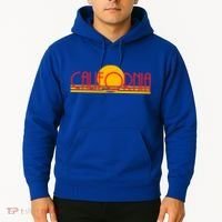 Retro California Sun Sunset Logo Hoodie thumb 2