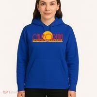Retro California Sun Sunset Logo Hoodie thumb 5