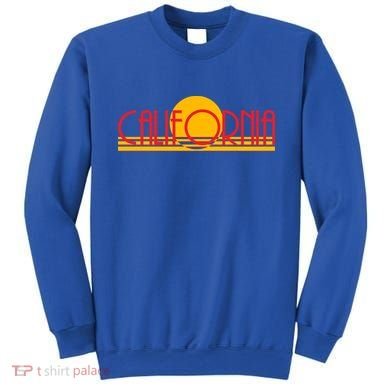 Retro California Sun Sunset Logo Sweatshirt