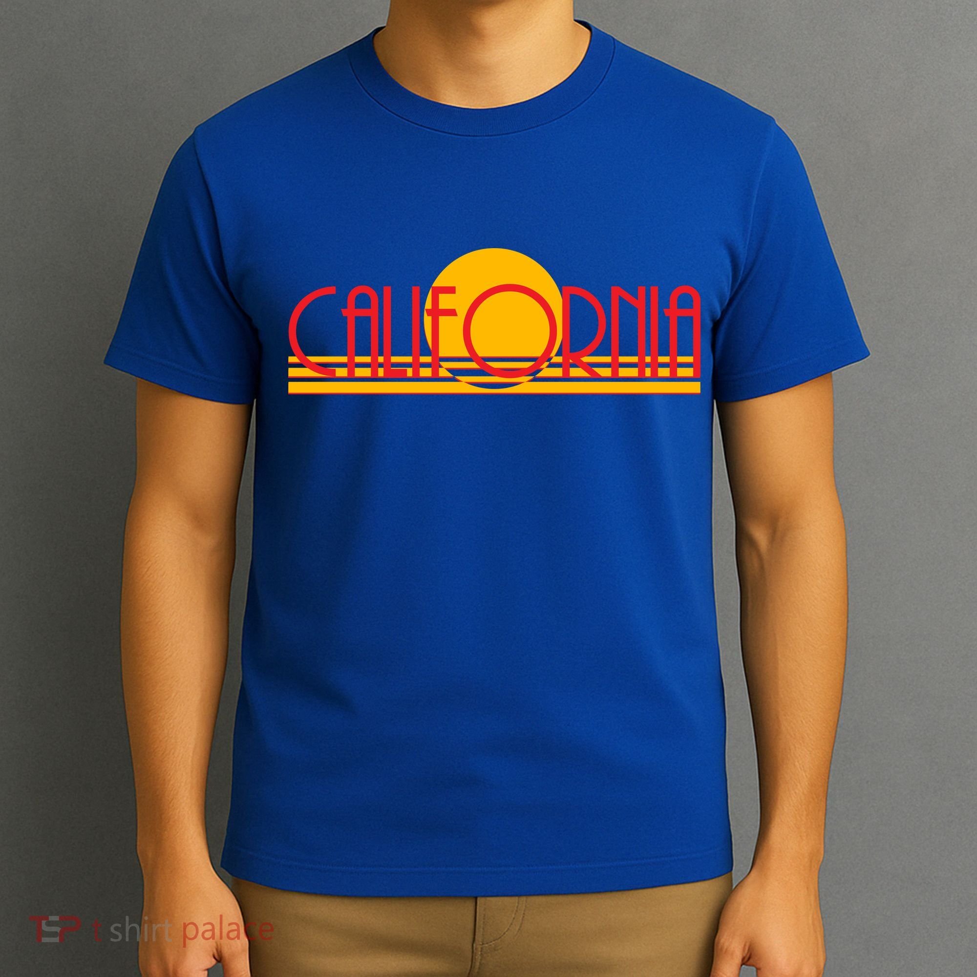 Retro California Sun Sunset Logo T-Shirt