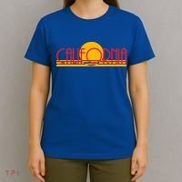 Retro California Sun Sunset Logo T-Shirt thumb 4