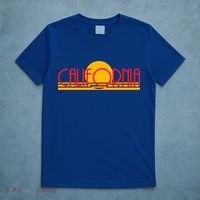 Retro California Sun Sunset Logo T-Shirt thumb 5