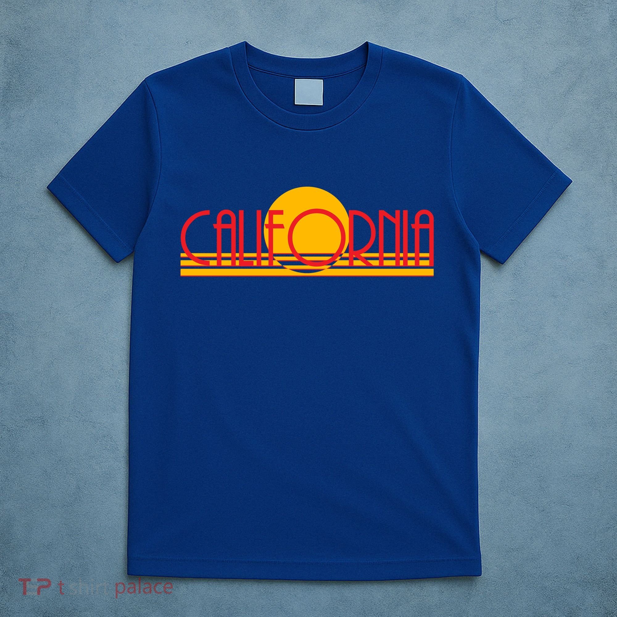 Retro California Sun Sunset Logo T-Shirt