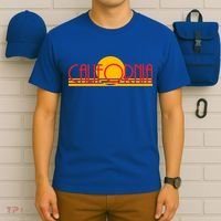 Retro California Sun Sunset Logo T-Shirt thumb 6