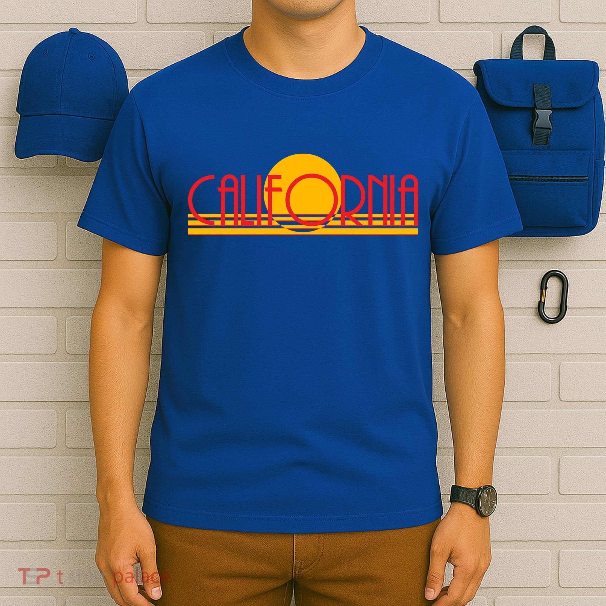 Retro California Sun Sunset Logo T-Shirt