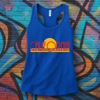 Retro California Sun Sunset Logo Women's Tank Top thumb 3