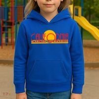 Retro California Sun Sunset Logo Kids Hoodie thumb 3