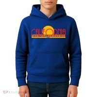 Retro California Sun Sunset Logo Kids Hoodie thumb 4