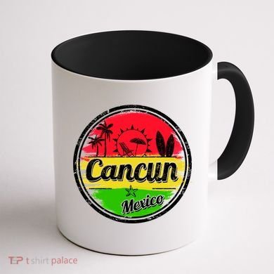 Retro Cancun Logo Coffee Mug back