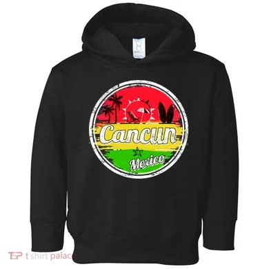 Retro Cancun Logo Toddler Hoodie