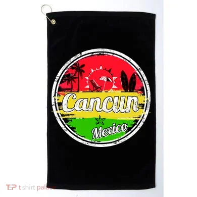 Retro Cancun Logo Golf Towel