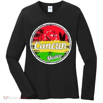 Retro Cancun Logo Women's Long Sleeve Shirt