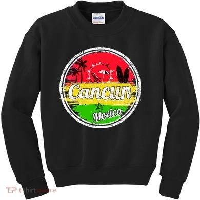 Retro Cancun Logo Kids Sweatshirt