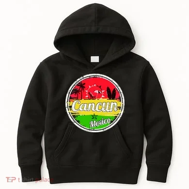 Retro Cancun Logo Kids Hoodie