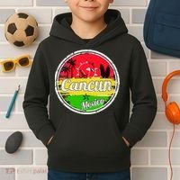 Retro Cancun Logo Kids Hoodie thumb 2