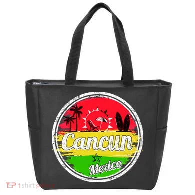 Retro Cancun Logo Tote Bag