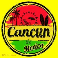 Retro Cancun Logo Button thumb 1