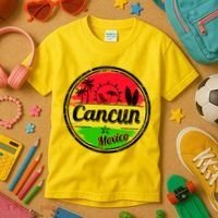Retro Cancun Logo Kids T-Shirt thumb 3