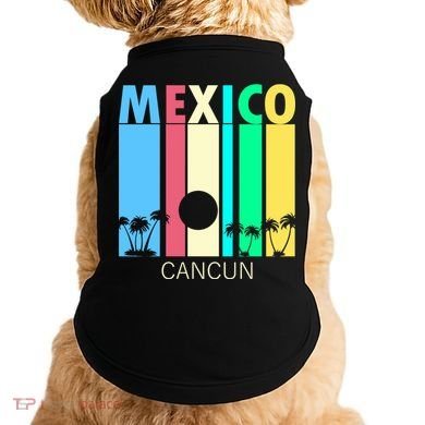 Retro Cancun Mexico Doggie Tank