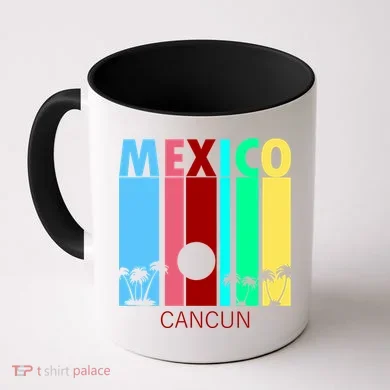 Retro Cancun Mexico Coffee Mug