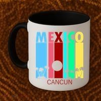 Retro Cancun Mexico Coffee Mug thumb 2