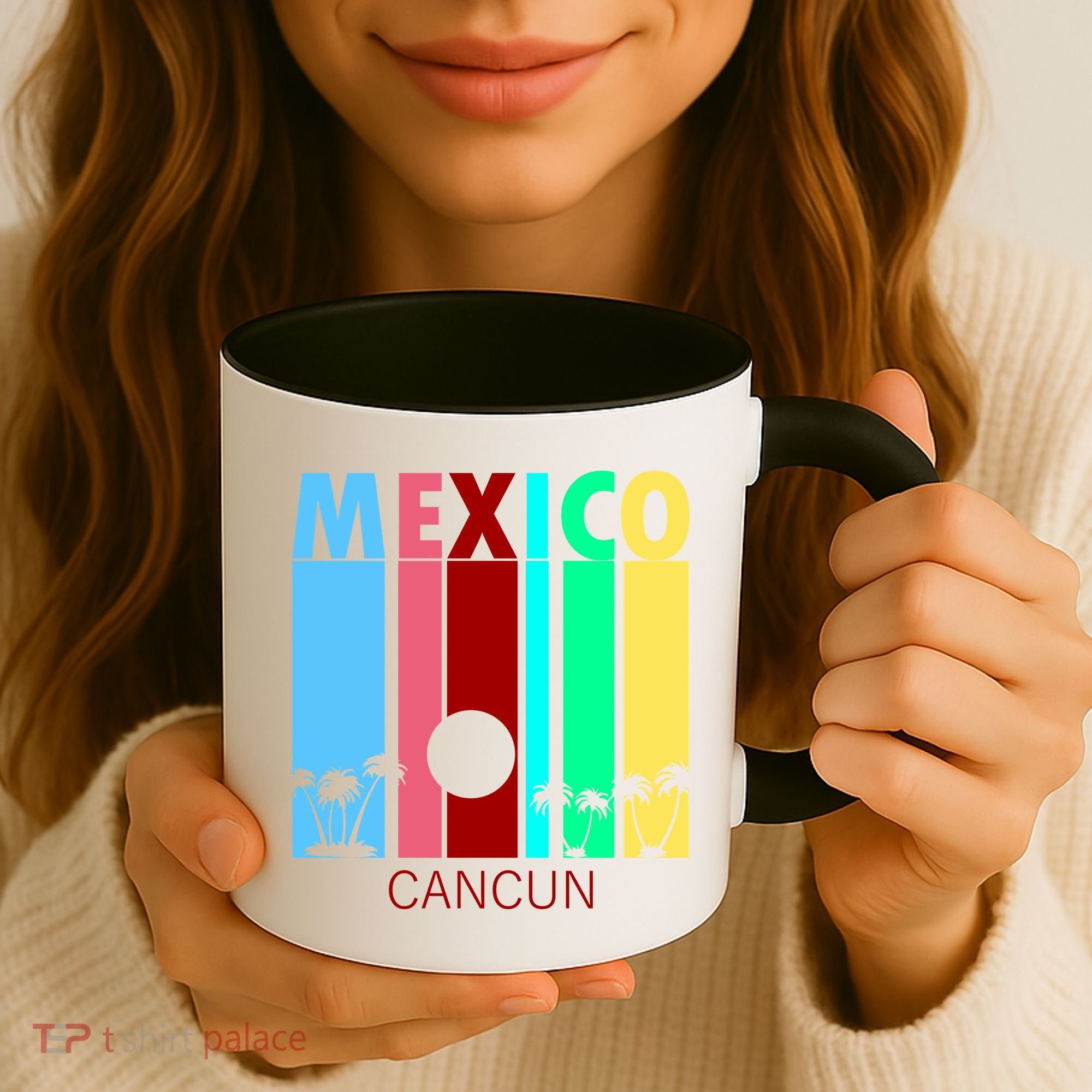 Retro Cancun Mexico Coffee Mug