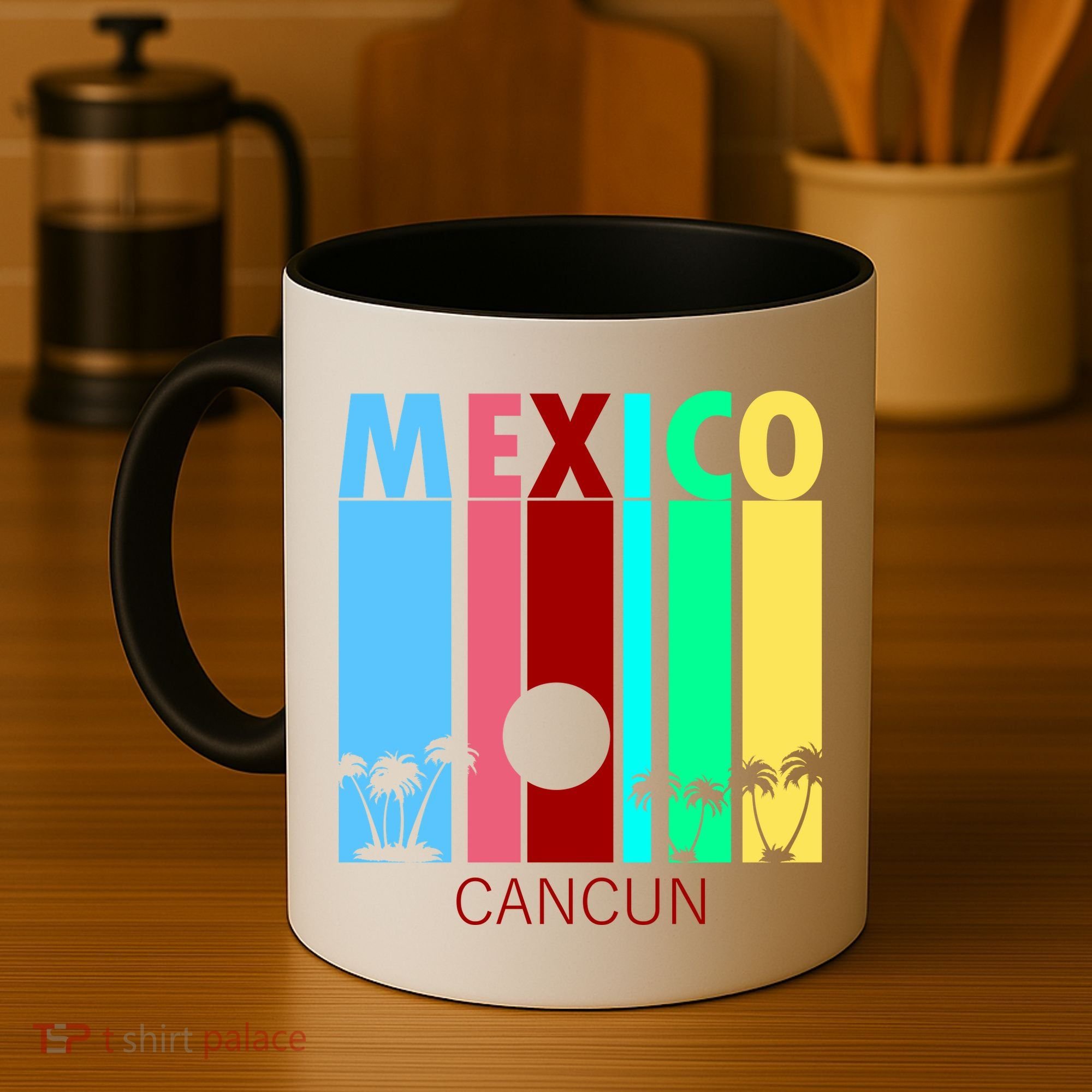 Retro Cancun Mexico Coffee Mug