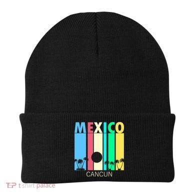 Retro Cancun Mexico Beanie